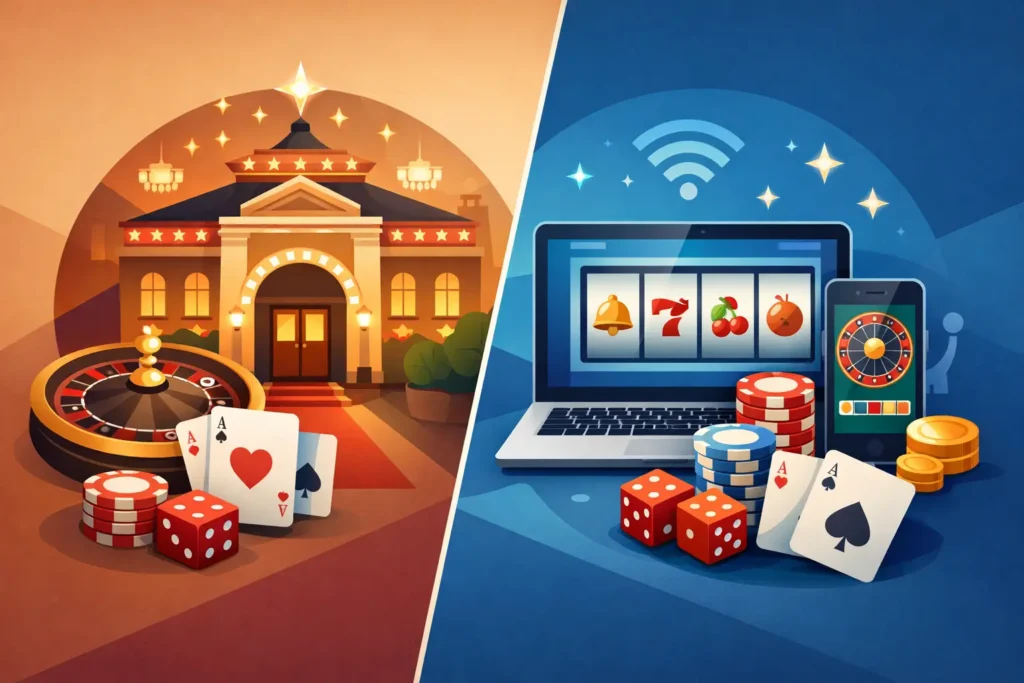 Casino vs Online Casino: Where Should You Play?