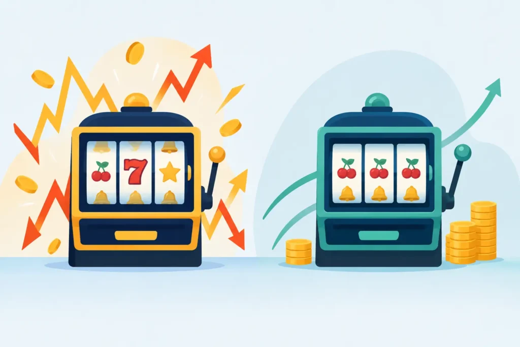 High vs Low Volatility Slots for Your Style
